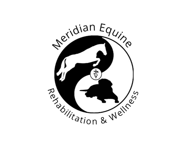 A black and white picture of two animals in the same ying yang symbol.